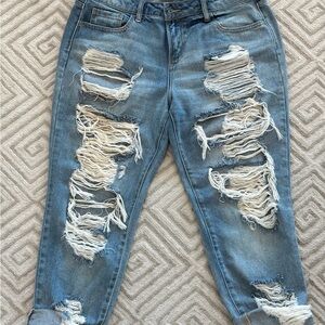 Cello super distressed boyfriend jeans
